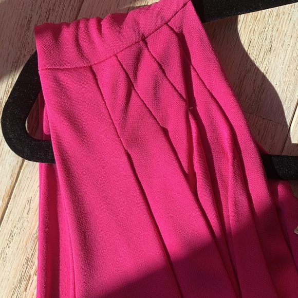 Kors Michael 💕 Barbie Hot Pink Bubblegum Ruched One Shoulder Dress Made Italy - Picture 4 of 16
